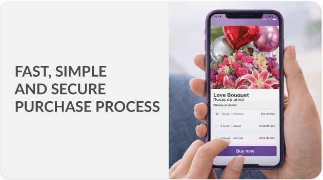 Delivery in less than 2 hours to USA - Federal Florist