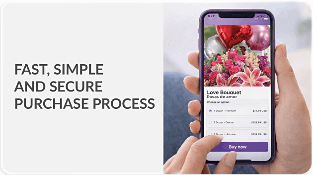 Delivery in less than 2 hours to USA - Federal Florist