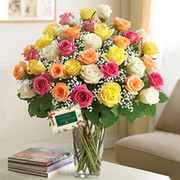 Roses in Vase FREE CARD!, USA, USA